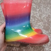 Теплі резинові сапоги в ідеалі, 28 розмір - 16,5 см