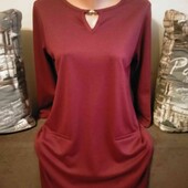 трикотажна сукня пог. 49-52