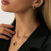 Комплект, сет, прикрас сережки, кольє, текстура, тигрова око