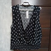 Розпродаж!!! Брендовая новая красивая вискозная блуза р.20. Нюанс.