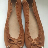 Замшеві балетки р.38 евро