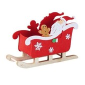 Розпродаж! Новорічна корзина санчата з фетру Livarno home