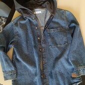 Zara джинсова сорочка 134-140р
