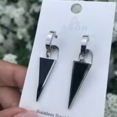 Сережки Stainless Steel нержавіюча сталь