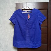 Новая брендовая коттоновая блуза р.16.