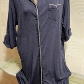 Класна нічна сорочка на ґудзиках від f&f