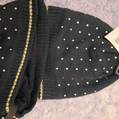 шикарный набор: шапка и снуд