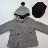 набор. пальто и шапочка-шляпа