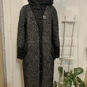 Комбіноване пальто демисезонне