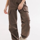 Теплі штани карго , кашемір