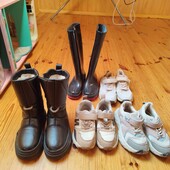 35-36р зима осінь Ботінки, скарги, кросівки для дівчинки стан гарний