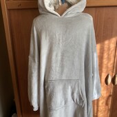 Меховушка, плюшева туника, кофта, худи, 2-3XL. слип