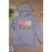 Дитяча кофта 8-9 років худі кофтинка з капюшоном для дівчинки