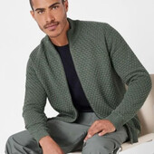 Арт.1367 толстовка кофта в'язана для чоловіка livergy євро розмір М 48/50.