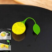 Ситечко для чаю силіконове. 1 на вибір. Лимон чи полуничка.