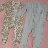 Чоловічки, піжамки р.74( 2 шт)