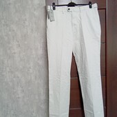 Новые брендовые коттоновые мужские брюки р.36-33.