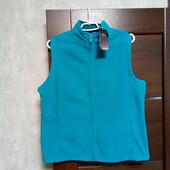 Новая брендовая флисовая спортивная жилетка р.14-16.