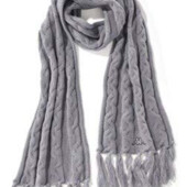 В'язаний довгий фірмовий шарф
