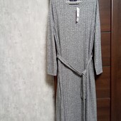 Новое брендовое трикотажное тёплое платье р.20