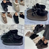 36-41 рр зимові черевики із застібками чорний, коричневий, капучино, бежевий