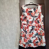Розпродаж!!! Брендовое красивое хлопковое платье р.22.