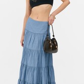 Спідниця максі з бавовни р.38