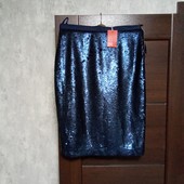 Розпродаж!!! Брендовая новая красивая юбка в пайетках р.12-14