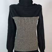 Дуже теплий вовняний светр картатий