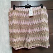 Брендовые новые красивые ажурные шорты р.20