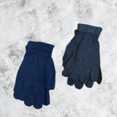 Перчатки 2 парі.сині,сірі.