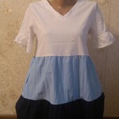 Платье трапеция с карманами