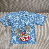 Летняя рубашка на мальчика/подростка, р.158/164