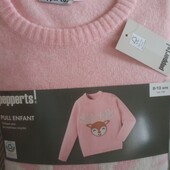 Чудовий неймовірно ніжний Светр для дівчаток Pepperts 134/140 в упаковці