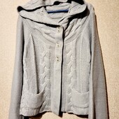 Вязаная кофта с капюшоном Look