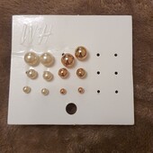 ❣️H&M набір сережок 6 пар