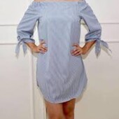 Смугаста сукня хб тканина