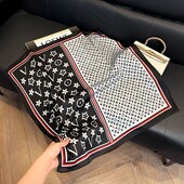 Платок стильный трендовый Искусственный шелк 70*70 см арт 54