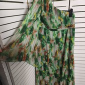 Boohoo uk16 розкішна плісіровані сукня на одна плечк