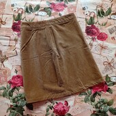 Вельвет! Юбка в цвете темный беж