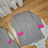 Сірий, щільний, якісний кардиган для дівчинки ❄️