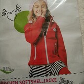 Нова тепла кофта-куртка софтшелл, р. 122/128