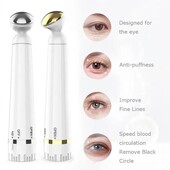 Електричний масажер для очей для видалення зморщок і темних кіл