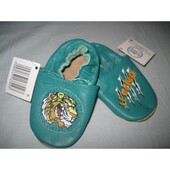 Шкіряні пінетки для малюка розмір 16-17 Lupilu, по підошві 11,5 см на 0-3 міс