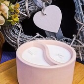 Большая соевая аромо свеча Инь Янь. Германия