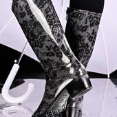 Високі, стильні гумові чоботи. 41р. Викуп миттєво.