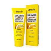 Пінка для вмивання eyenlip ceramide lemon cleansing foam з керамідами та екстрактом лимона, 100 мл