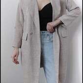 Шикарний, світлий піджак, жакет - плаття, річ бомбезна, без дефектів ❄️