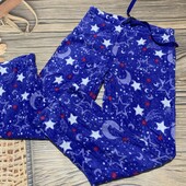 Плюшевые пижамные штаны размер С