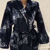 Новий завіз Теплий мякусенький пухнастий ніжний халатик у ідеалі МЛХл заміри